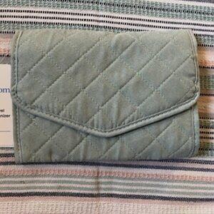 Brightroom Sage Green Foldable Fabric Travel Accessory Organizer 8" x 6"